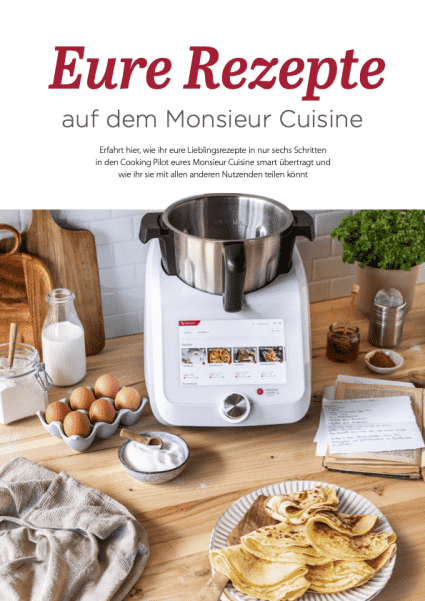 Monsieur Cuisine Rezepte auf dein Gerät speichern