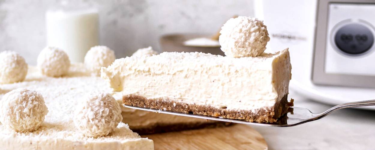 No Bake „Raffaello" Cheesecake