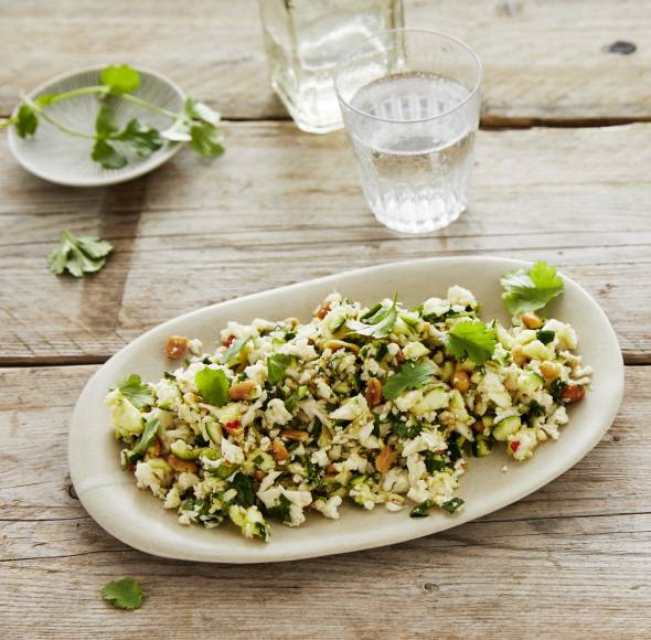 Blumenkohl-Zucchini-Salat