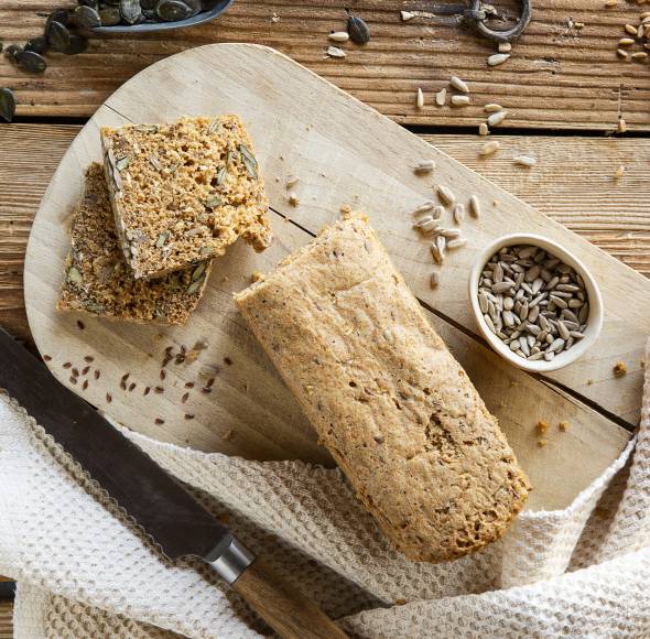 Dinkelbrot aus dem Dampfgaraufsatz