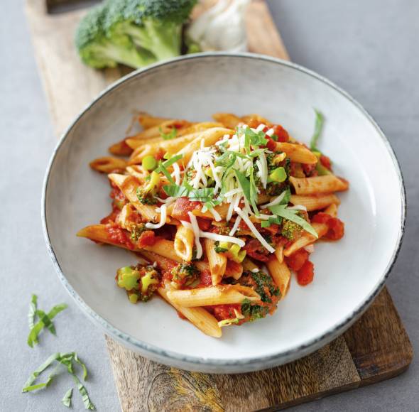 One-Pot-Pasta mit Brokkoli