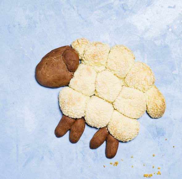 Fluffige Osterlämmchen