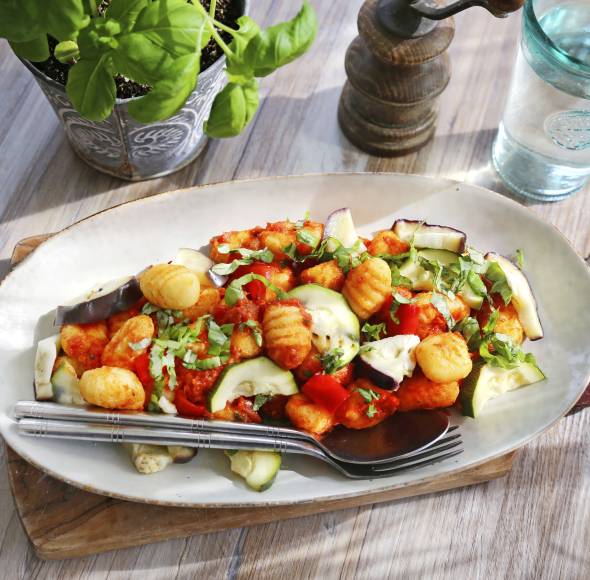 Gnocchi mit mediterranem Gemüse