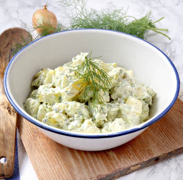 Kartoffelsalat mit Joghurtdressing