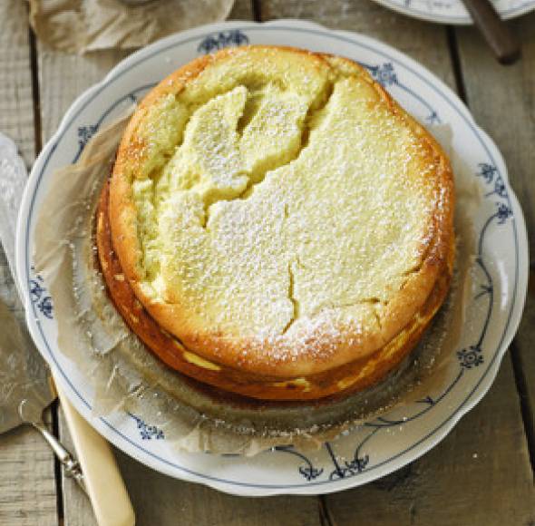 Klassischer Käsekuchen ohne Boden