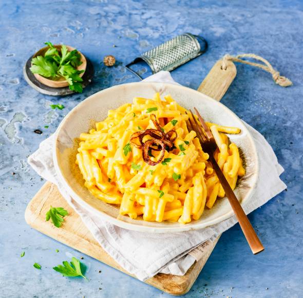Kürbis Mac and Cheese