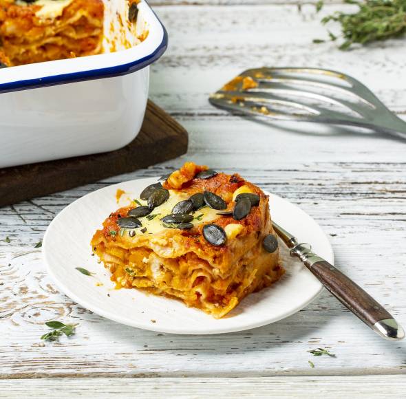 Kürbislasagne