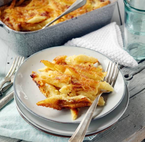 Nudelauflauf à la Carbonara