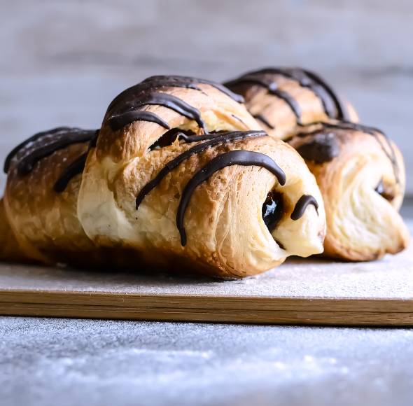 Schoko-Croissants