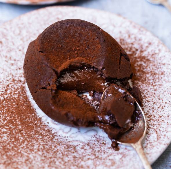 Die zartesten Schokoküchlein mit flüssigem Kern