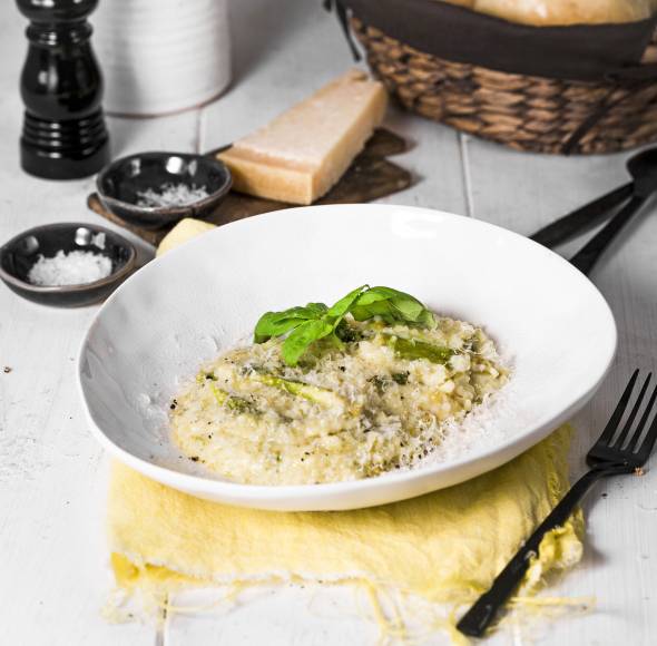 Spargelrisotto mit dem Monsieur Cuisine