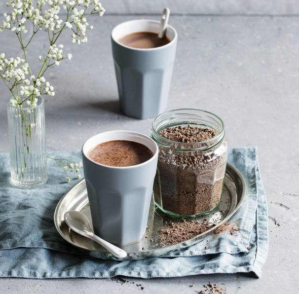 Trinkschokoladen-Pulver