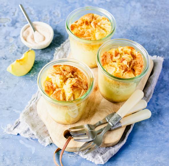 Apfelkuchen im Glas auch nach Wochen herrlich saftig