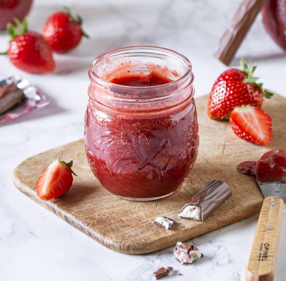 Erdbeerkonfitüre "Yogurette"