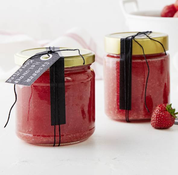 Holunder-Erdbeerkonfitüre
