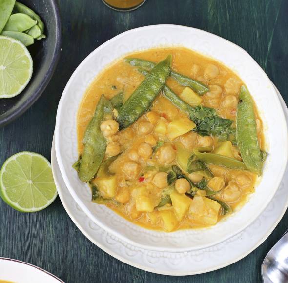 Indisches Kichererbsencurry