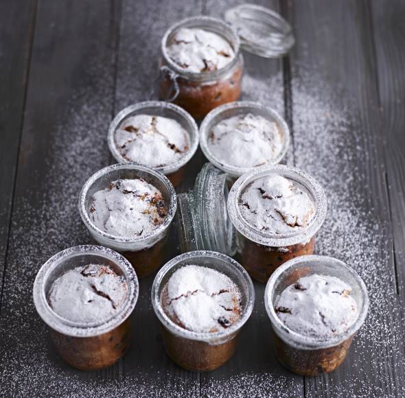 Mini-Stollen im Glas