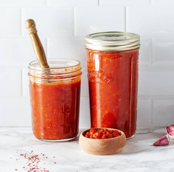 Pastasoße aus Paprika