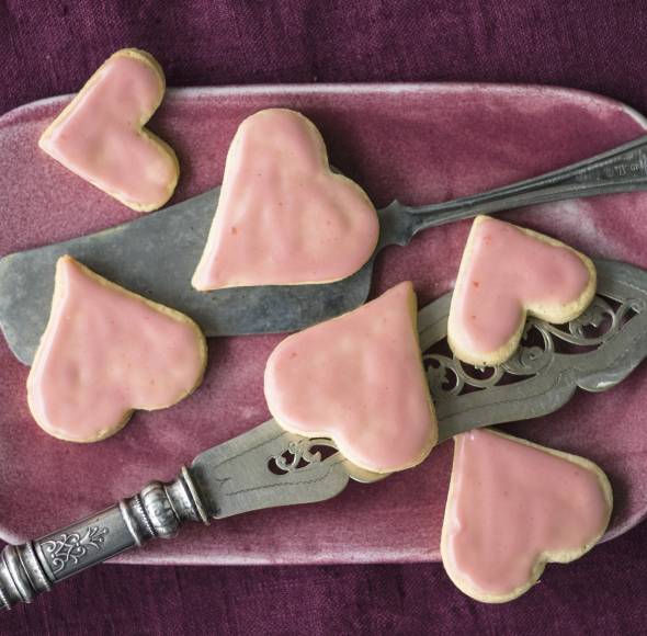 Schnelle Vanilleherzen