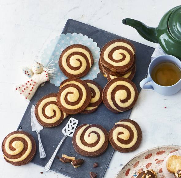 Schwarz-Weiß-Schnecken