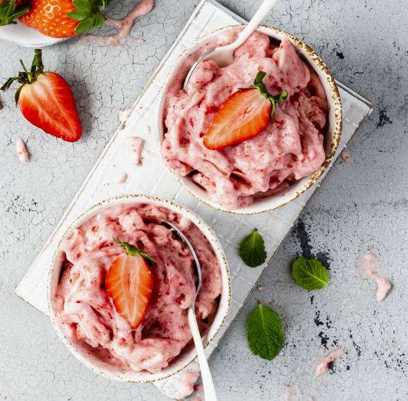 Erdbeer-Nicecream