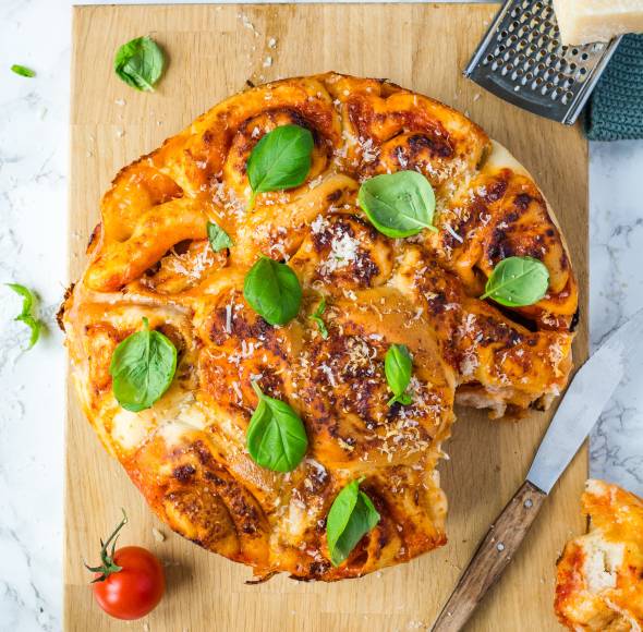 Pizzaschnecken-Kuchen