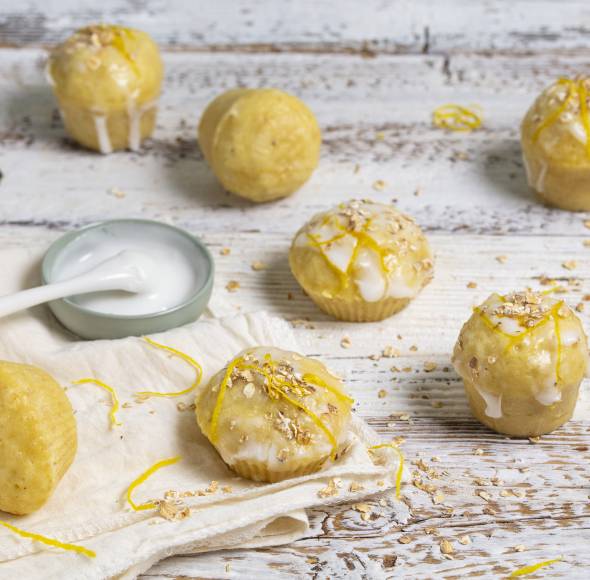 Zitronenmuffins aus dem Dampfgaraufsatz