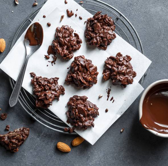 Haferflocken-Nutella-Crossies