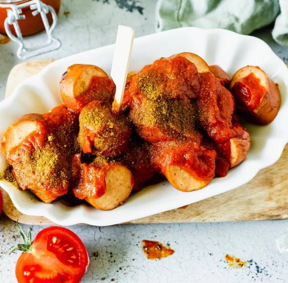 Currywurst mit Soße
