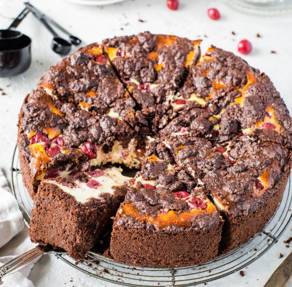 Zupfkuchen mit Kirschen