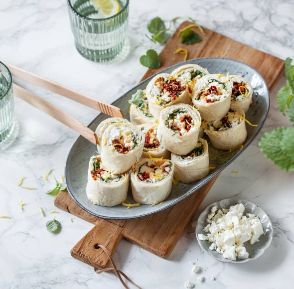 Frischkäseröllchen