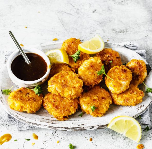 Chicken Nuggets mit süßsaurer-Soße
