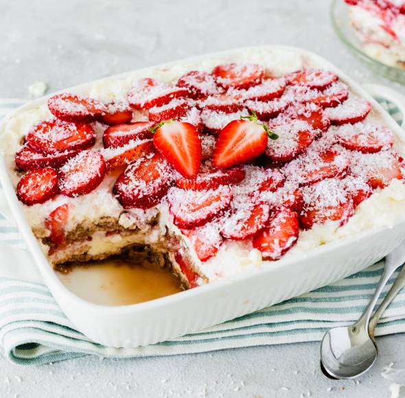 Erdbeer-Kokos-Tiramisu