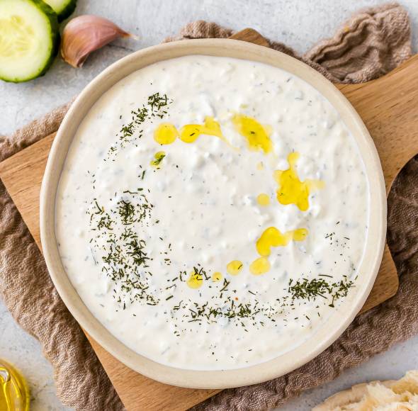 Zaziki mit Schmand