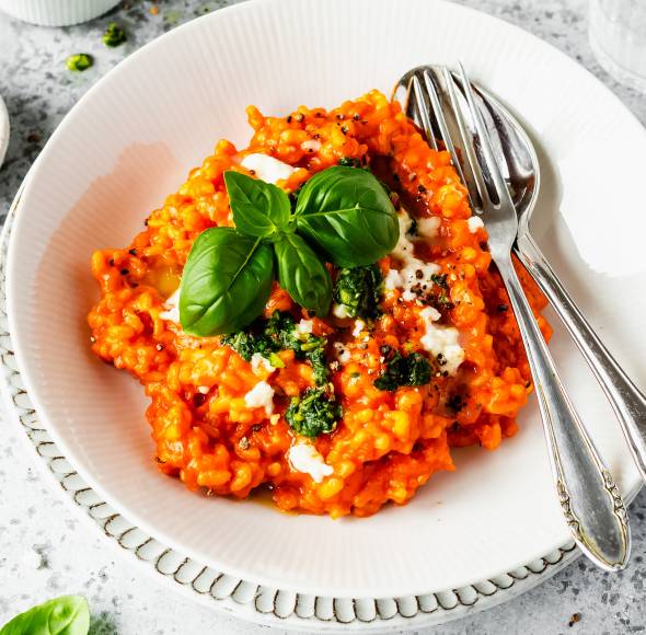 Risotto Tomate-Mozzarella