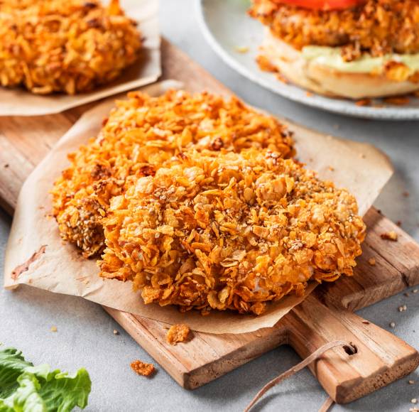 Crunchy Chicken Burger Pattys