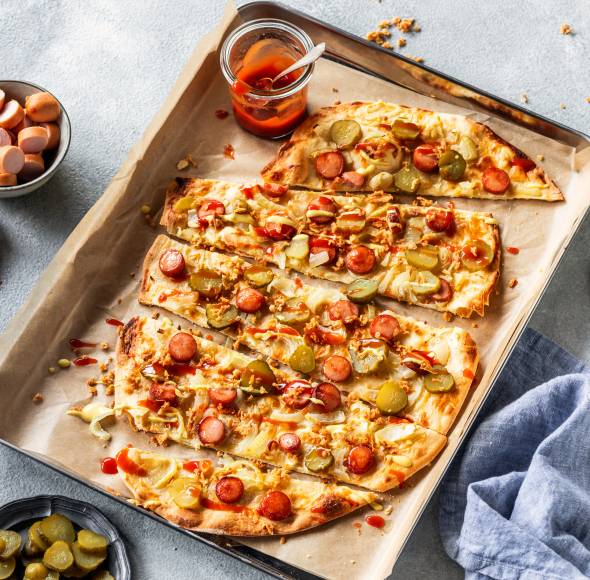 Flammkuchen amerikanisch