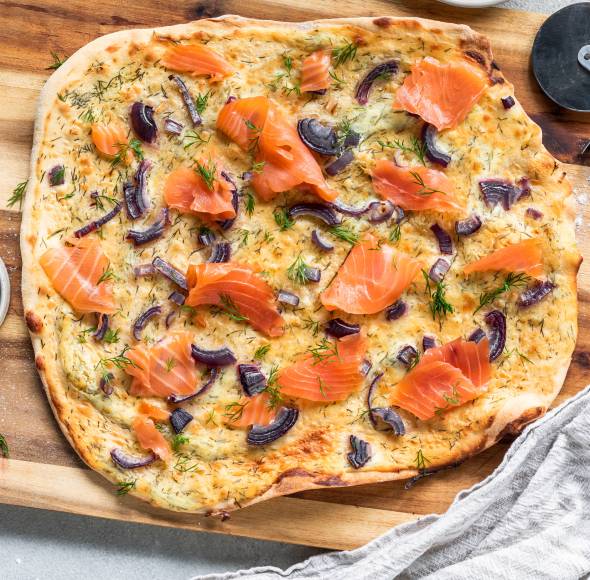 Flammkuchen skandinavisch