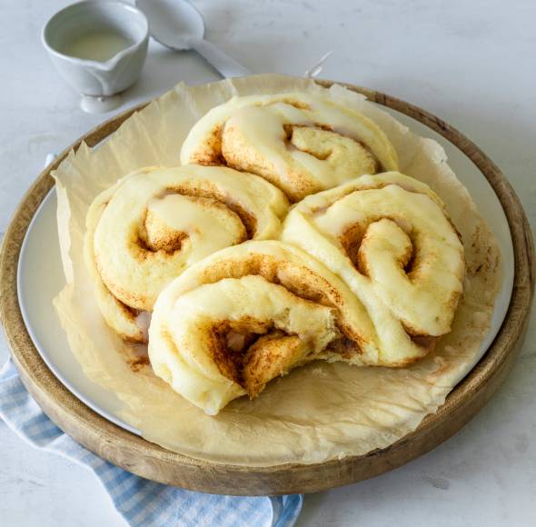 Gedämpfte Zimtschnecken