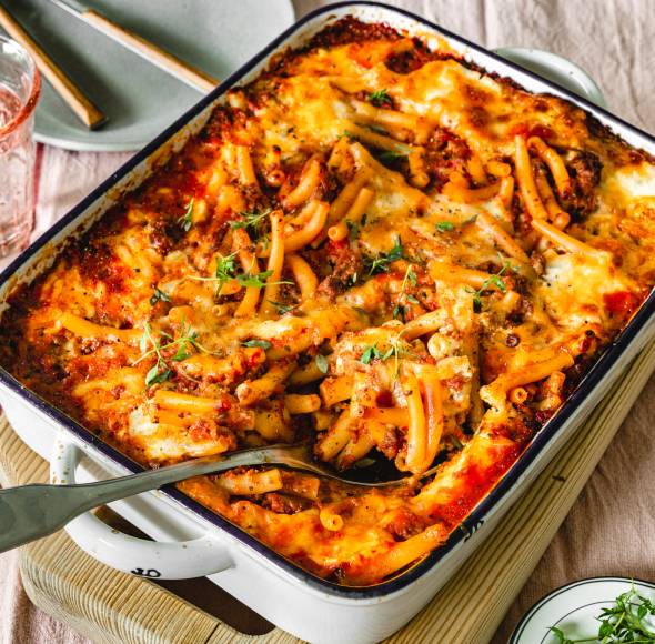 Ofen-Makkaroni alla Mamma - ohne Vorkochen