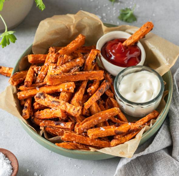 Süßkartoffel-Pommes selber machen