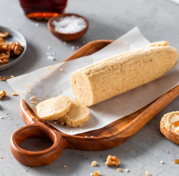 Ahornsirup-Walnuss-Butter