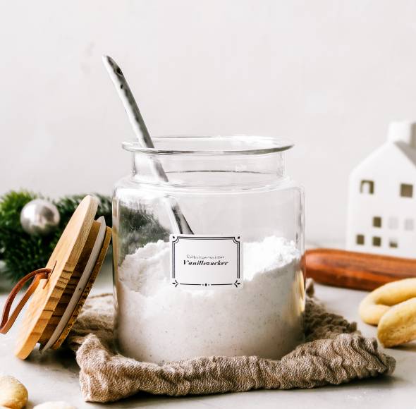 Basisrezept Vanillezucker
