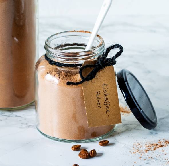 Eiskaffeepulver