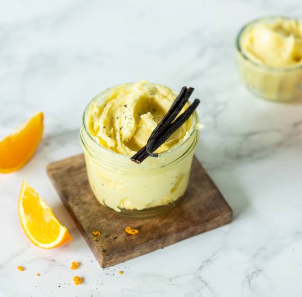 Orangen-Vanille-Butter