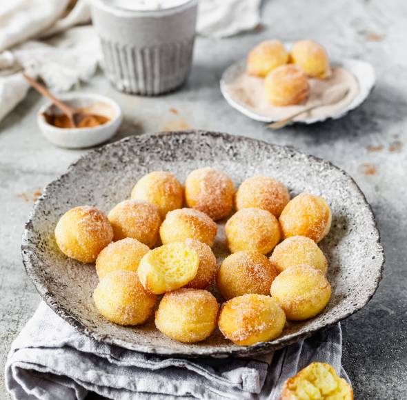 Quarkbällchen im Backofen