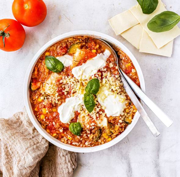 Schnelle One Pot Lasagne