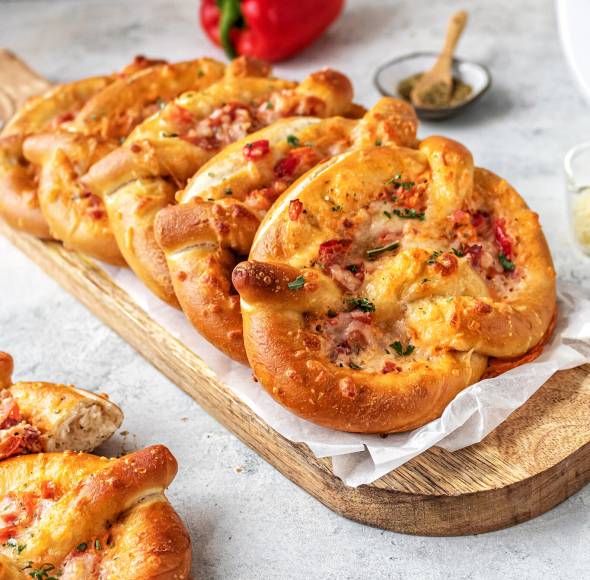 Pizza-Brezeln