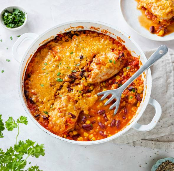 Tex-Mex-Chickenauflauf