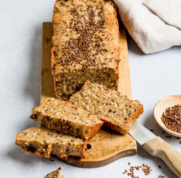 Einfaches Low-Carb-Brot mit Quark
